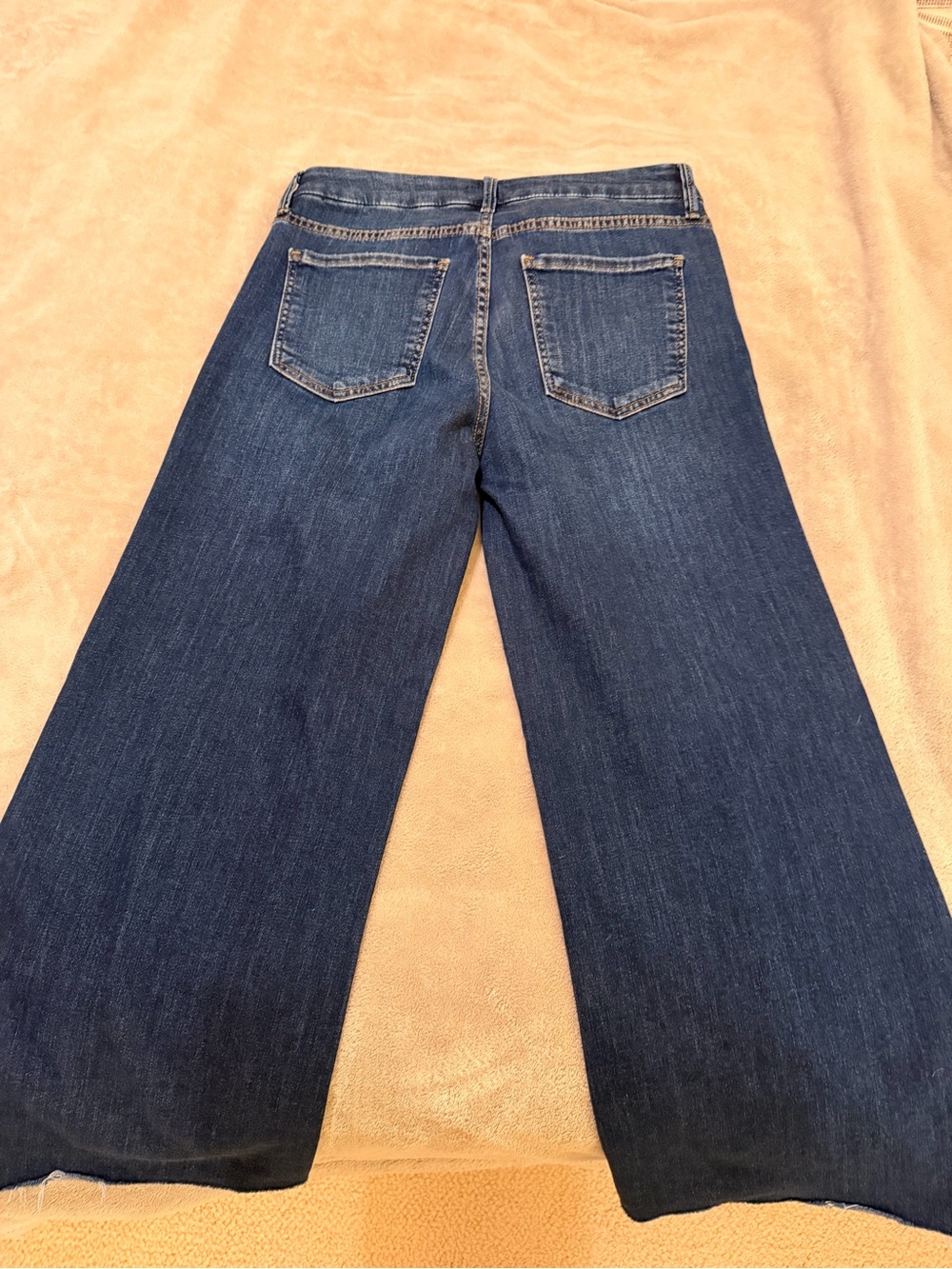 Kut from the Kloth Meg Fab AB wide leg Blue Wide Leg Jeans size 6 - Picture 4 of 4